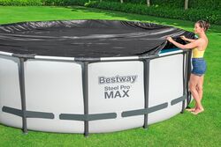 Bestway 15ft Round Pool Cover 3 Thumbnail