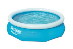 Bestway Fast Set Portable Outdoor Inflatable Swimming Pool - 10ft x 30in  Thumbnail