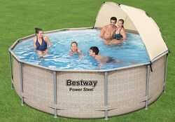 Bestway Swimming Pool Power Steel 13 x 42/3.96m x 1.07m Pool Set Outdoor 1 Thumbnail