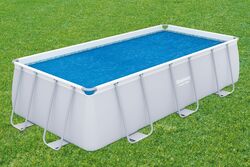 Bestway Rectangle Swimming Pool Cover for 13 ft Pools 1 Thumbnail