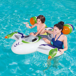 Bestway Wet Jet Rider Kids Inflatable Beach Swimming Pool Floater Ride On 1 Thumbnail