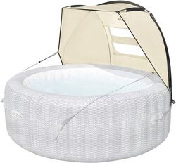 Lay-Z-Spa Canopy Hot Tub Jacuzzi Cover Outdoor Sun Shelter Thumbnail