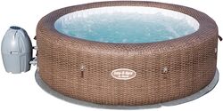 Lay-Z-Spa St. Moritz AirJet Outdoor Inflatable Hot Tub Jacuzzi - Brown Rattan 1 Thumbnail