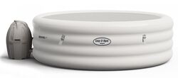 Lay-Z-Spa Vegas AirJet Outdoor Inflatable Hot Tub Jacuzzi - White Thumbnail