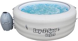 Lay-Z-Spa Vegas AirJet Outdoor Inflatable Hot Tub Jacuzzi - White 1 Thumbnail