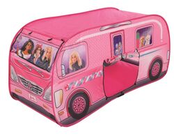 Barbie Pop-Up Camper Tent Campervan - Pink 4 Thumbnail