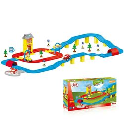 Dolu Big City Highway Kids Toy Car Track Set Thumbnail