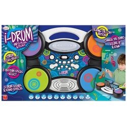 i-Drum MP3 Plug and Play Battery Operated Kids Drums Play Set Thumbnail