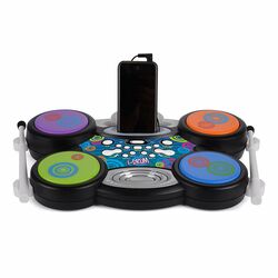 i-Drum MP3 Plug and Play Battery Operated Kids Drums Play Set 2 Thumbnail