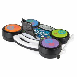 i-Drum MP3 Plug and Play Battery Operated Kids Drums Play Set 3 Thumbnail