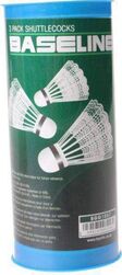 3 X Badminton Sports Nylon Shuttlecocks In A Tube Pack Set Thumbnail