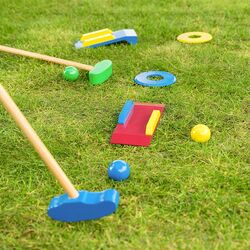 Garden Games Crazy Golf Junior Outdoor Ball Game Play Set 3 Thumbnail