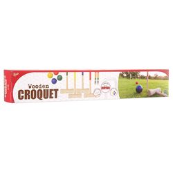 Garden Games Kids Wooden Croquet Set with Carry Bag, Outdoor Games 1 Thumbnail