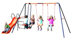 Hedstrom Europa Playground Sets - Double Swing, Glider & Slide 1 Thumbnail