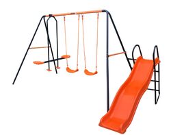 Hedstrom Europa Playground Sets - Double Swing, Glider & Slide Thumbnail