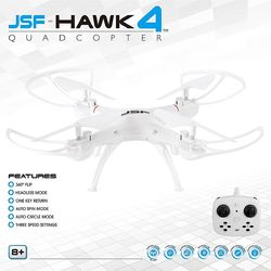JSF Hawk RC Remote Control Quadcopter Drone, White 8 Thumbnail