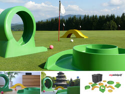 My Mini Golf Set Pro - Crazy Golf Obstacle Set With Carry Bag 2 Thumbnail