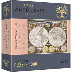 Trefl Ancient World Map Wooden Puzzle - 1000 Pieces Thumbnail