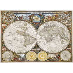 Trefl Ancient World Map Wooden Puzzle - 1000 Pieces 1 Thumbnail