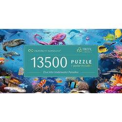 Trefl Dive into Underwater Paradise Puzzle - 13500 Pieces 1 Thumbnail