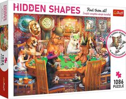 Trefl Game Night Puzzle Adult 10 Hidden Shapes - 1086 Pieces Thumbnail