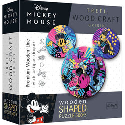 Trefl Iconic Mickey Mouse Wooden Puzzle - 505 Pieces Thumbnail