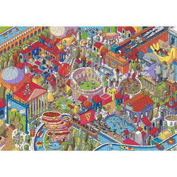 Trefl Imaginary Cities, Rome, Italy Puzzle Adults - 1000 Pieces 2 Thumbnail