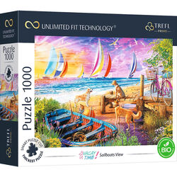 Trefl Sailboats View Puzzle Adults - 1000 Pieces Thumbnail