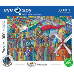 Trefl Sneaky Peekers, Amsterdam, The Netherlands Puzzle - 1000 Pieces 1 Thumbnail