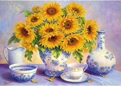 Trefl Sunflowers Puzzle Adults - 500 Pieces 1 Thumbnail