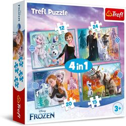 Trefl Disney Frozen 2 Amazing World of Frozen Puzzle - 4in1 Thumbnail