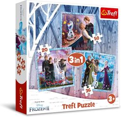 Trefl Disney Frozen 2 Magical Story Puzzle - 3in1 Thumbnail