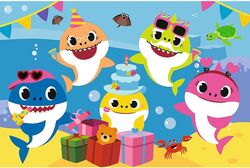 Trefl Happy Baby Shark Puzzle - 24 Pieces 1 Thumbnail