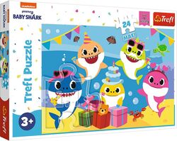 Trefl Happy Baby Shark Puzzle - 24 Pieces Thumbnail