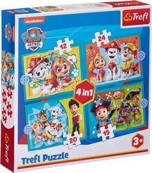 Trefl Paw Patrol Team Puzzle - 4in1 Thumbnail