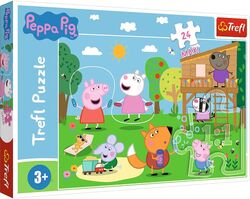 Trefl Peppa Pig Fun in the Grass Puzzle - 24pcs