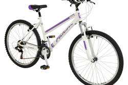 ladies mountain bike with suspension