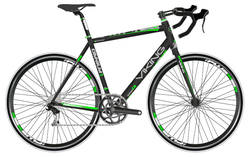 viking road bike green