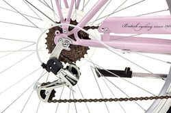 viking belgravia pink bike