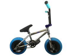 chrome blue bmx