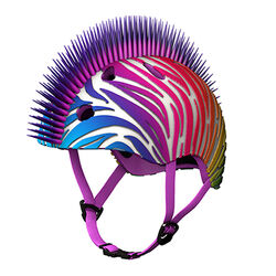 kids mohawk bike helmet