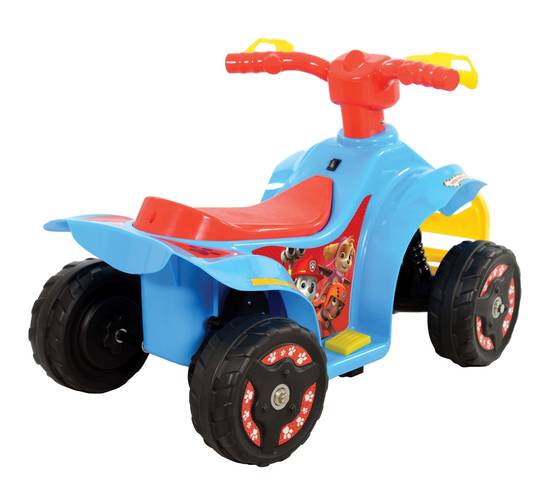 paw patrol 6v motorised quad bike ride on