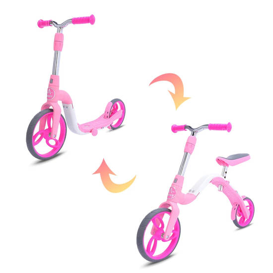 balance bike and scooter