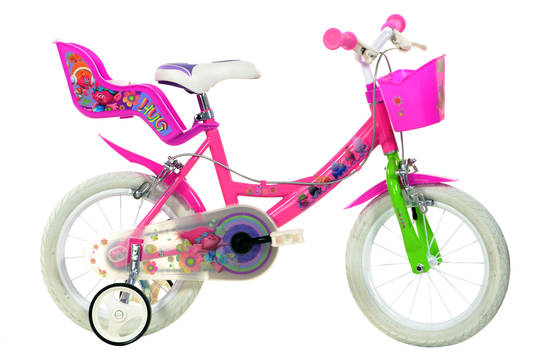 trolls girls bike