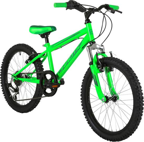 lime green mountain bike