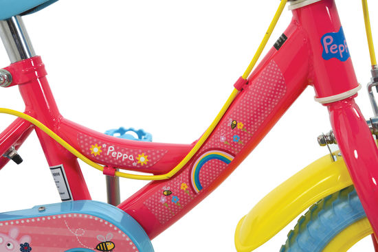 peppa pig bike with stabilisers