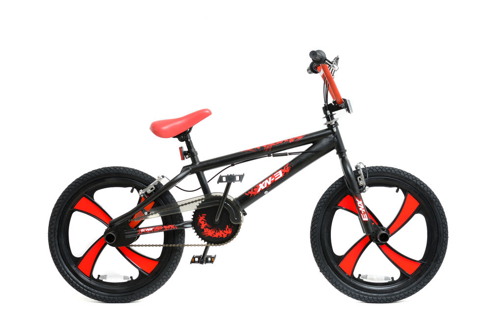 red bmx bike