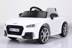 Audi TT RS Licenced Kids 6v Electric Interactive Ride On with Parental Remote - White Thumbnail