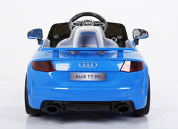 Audi TT RS Licenced Kids 6v Electric Interactive Ride On with Parental Remote - Blue 3 Thumbnail