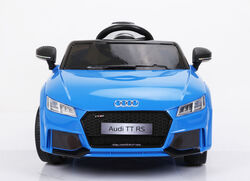 Audi TT RS Licenced Kids 6v Electric Interactive Ride On with Parental Remote - Blue 5 Thumbnail